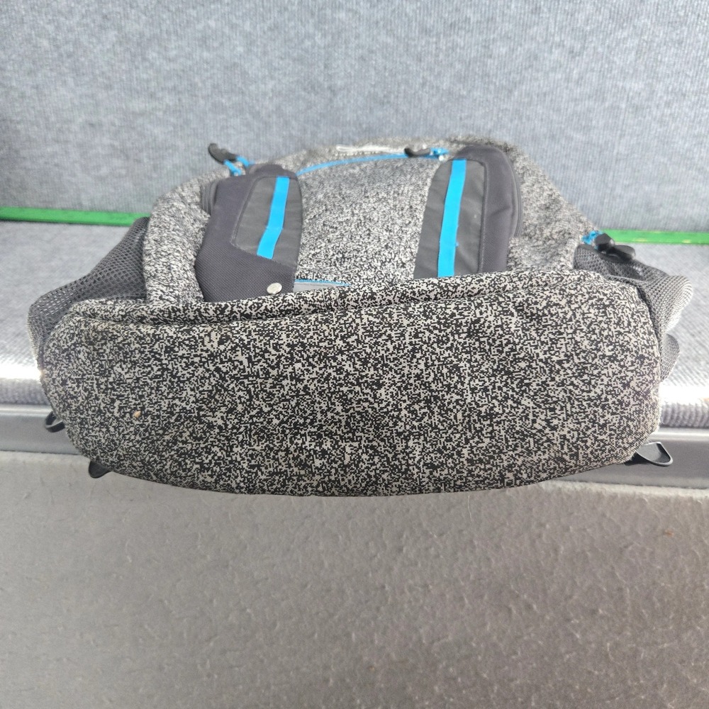 High Sierra Backpack Gray Blue Mesh Laptop School Bag - Picture 7 of 7
